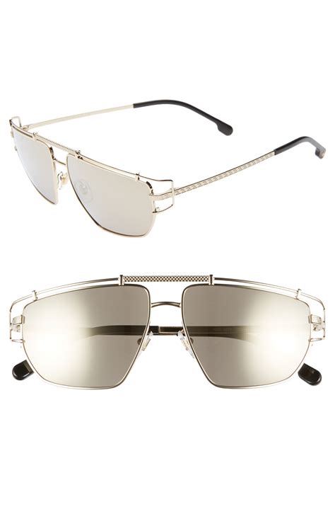 versace gold-tone accented navigator frame sunglasses|Versace sunglasses online shop.